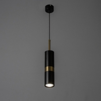 Светильник BayerLux Подвес BayerLuxной "Холли" LED 5Вт 4000К черный золото 6х6х33-233см