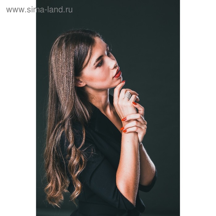 Кольцо «Волна» широкая, посеребрение, 19 размер Кольцо «Волна» широкая, посеребрение, 19 размер