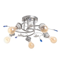 Люстра "Вивиан" бп 5х40Вт Е27 Хром МОДЕЛЬ: 2612358 Люстра "Вивиан" бп 5х40Вт Е27 Хром МОДЕЛЬ: 2612358