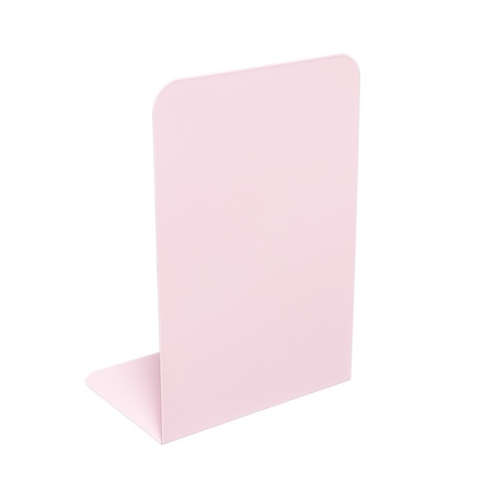 Подставки для книг 2 штуки, пастельно розовые