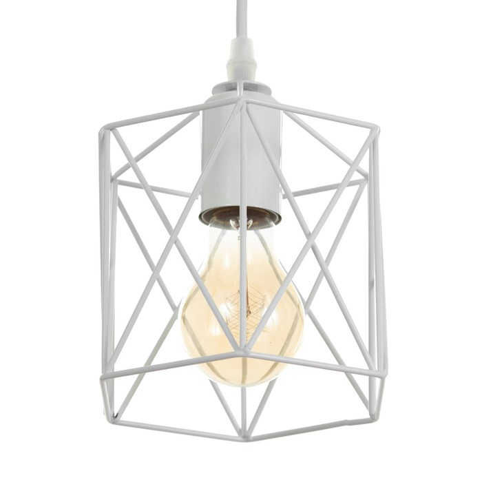 Светильник BayerLux Светильник BayerLux "Прямоугольник" 1х40Вт E27 белый 16х16х100 см.