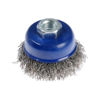 Щетка металлическая для УШМ ТУНДРА, &laquo;чашка&raquo;, М14, 65 мм