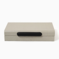 Шкатулка для украшений &laquo;Минимализм&raquo; экокожа, набор 2 шт.