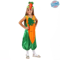 Карнавальный костюм &laquo;Морковь&raquo;, комбинезон, маска, р. 34, рост 122-134 см