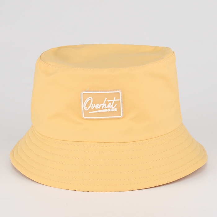 Панама детская для мальчика, цвет светло-жёлтый, р-р 48-50