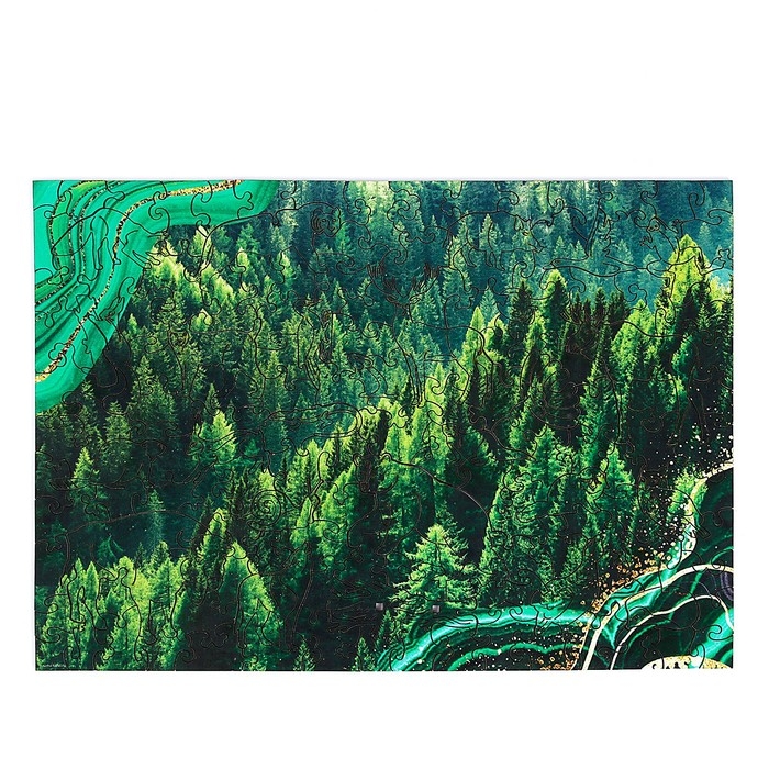 Пазл деревянный фигурный «Сокровища тайги», 149 элементов Пазл деревянный фигурный «Сокровища тайги», 149 элементов