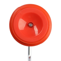 Валик декоративный ТУНДРА, резиновый, "кирпич плоский", рукоятка d=6 мм, 180 мм