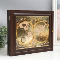 Ключница "Карта 2" 26х31 см венге Ключница "Карта 2" 26х31 см венге