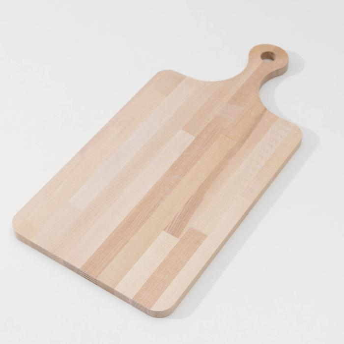 Доска разделочная Доляна, 40&times;20&times;1,2 см, с ручкой, берёза