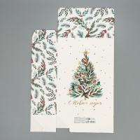 Коробка подарочная новогодняя складная &laquo;Елочка&raquo;, 22 х 30 х 10 см