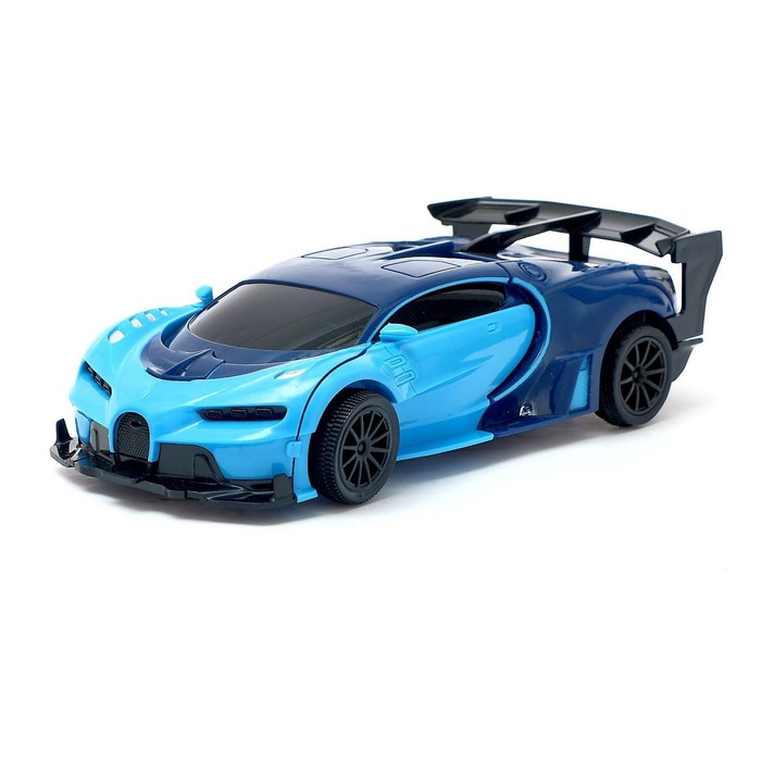 Робот радиоуправляемый &laquo;Спорткар&raquo;, трансформируется, работает от батареек, цвета МИКС