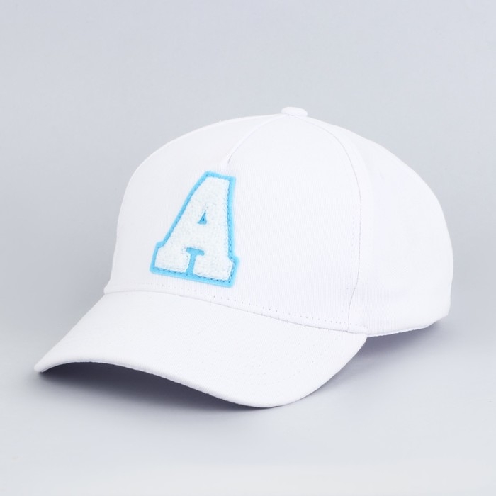 Кепка женская &laquo;A&raquo;, цвет белый, р-р 56