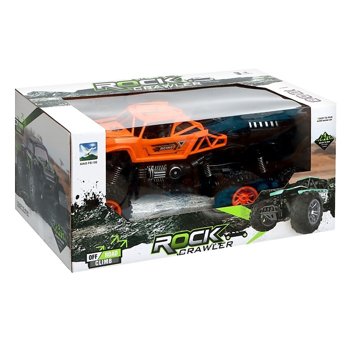 Джип &laquo;Горный гонщик&raquo;, радиоуправление, дым, 6 колёс, с аккумулятором