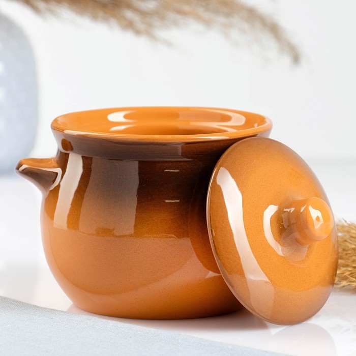 Горшок керамический для запекания Горшок керамический для запекания "Пиканто" 0,65л / 12,5х11,5см, стандарт