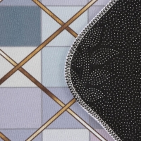 Коврики для ванной и туалета Доляна &laquo;Котто&raquo;, 2 шт, 50&times;80, 40&times;50 см, цвет серый