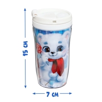 Пазл в термостакане «Пушистый Новый год», 54 элемента, 250 мл Пазл в термостакане «Пушистый Новый год», 54 элемента, 250 мл