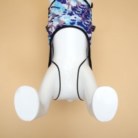 Куртка для собак со шлейкой, размер 2XL ( ДС 45 см, ОШ 40 см, ОГ 58 см), камуфляжная