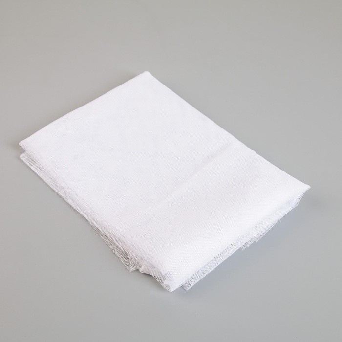 Сетка антимоскитная на окна для защиты от насекомых, 150&times;180 см, крепление на липучку, цвет белый