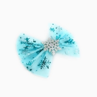 Бант заколка для волос новогодняя &laquo;Сказка&raquo;, на Новый год, 12,5 х 7,5 см