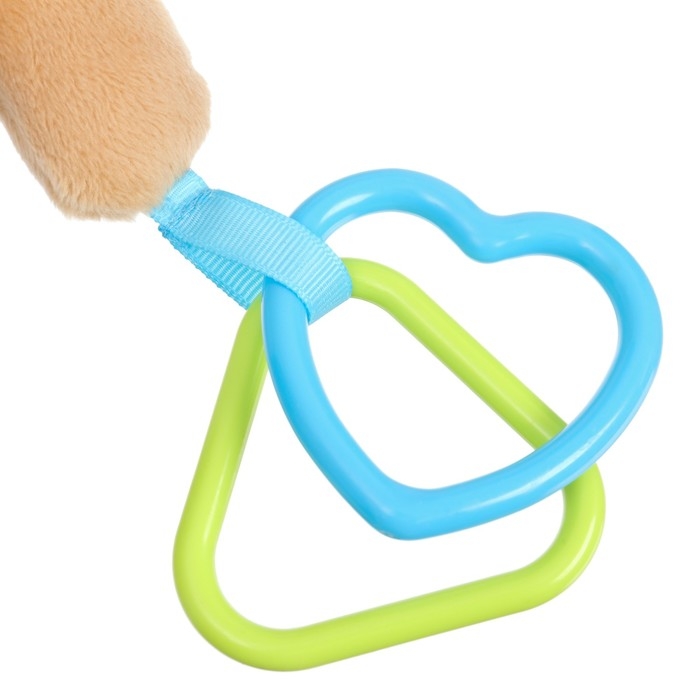 Подвеска мягкая &laquo;Мишка&raquo;, погремушка, прорезыватель, на кроватку, коляску, Mum&Baby