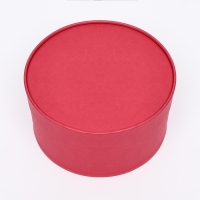 Подарочная коробка "Frilly" красный бархат, завальцованная без окна, 21 х 11  см