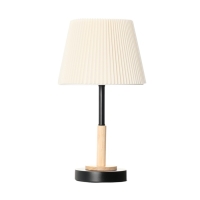 Светильник настольный "Дипломат" 1х40Вт Е27 черный/бежевый 22,5х22,5х39,5см