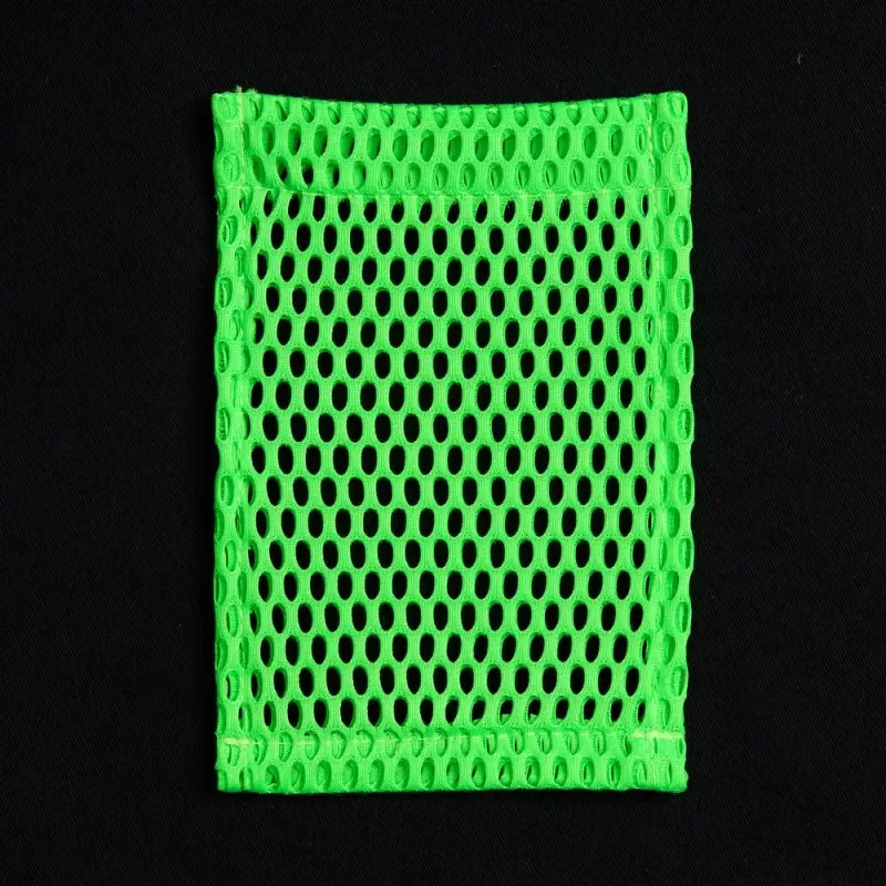 Карман из крупной сетки Pose, зеленый неон
