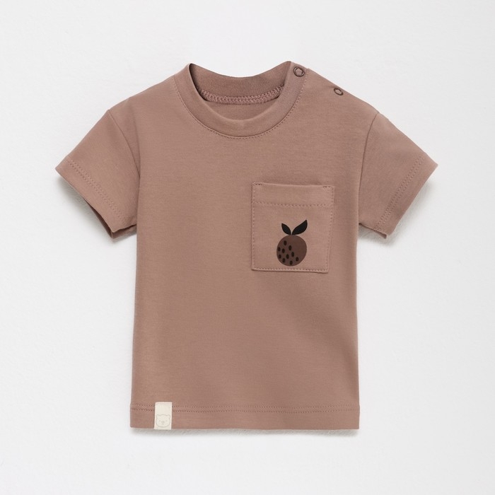 Футболка Крошка Я Апельсин, рост 92-98 см, бежевый Футболка Крошка Я Апельсин, рост 92-98 см, бежевый