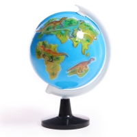 Развивающий набор &laquo;Моя планета&raquo;, эпоха динозавров, глобус, 20 наклеек
