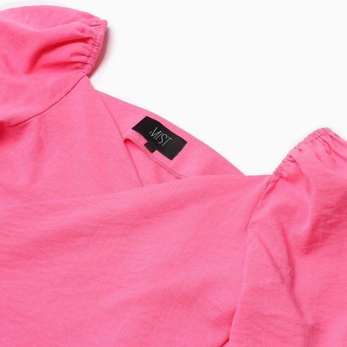 Рубашка (топ) женский MIST Summer time, розовый, р.48