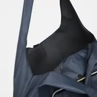 Сумка хозяйственная на кнопке, складная, цвет серый