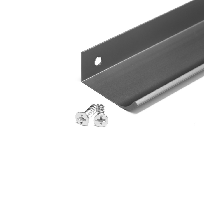 Ручка торцевая CAPPIO RT002, L=150 мм, м/о 128 мм, цвет серый