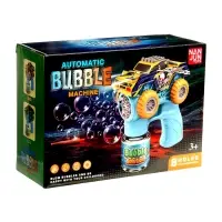 Генератор мыльных пузырей "Крутая тачка", световые эффекты, работает от батареек