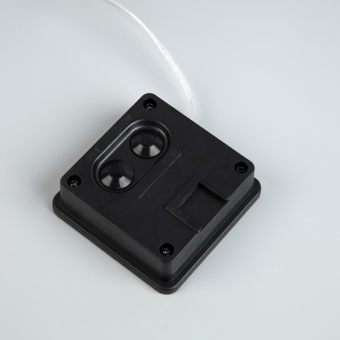 Гирлянда &laquo;Бахрома&raquo;, 3&times;0.6 м, IP44, 114 LED, 8 режимов, солнечная батарея, прозрачная нить, свечение белое