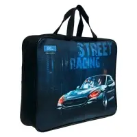 Папка с ручками текстиль А4 Calligrata 350 х 270 х 70 мм "Тачка"