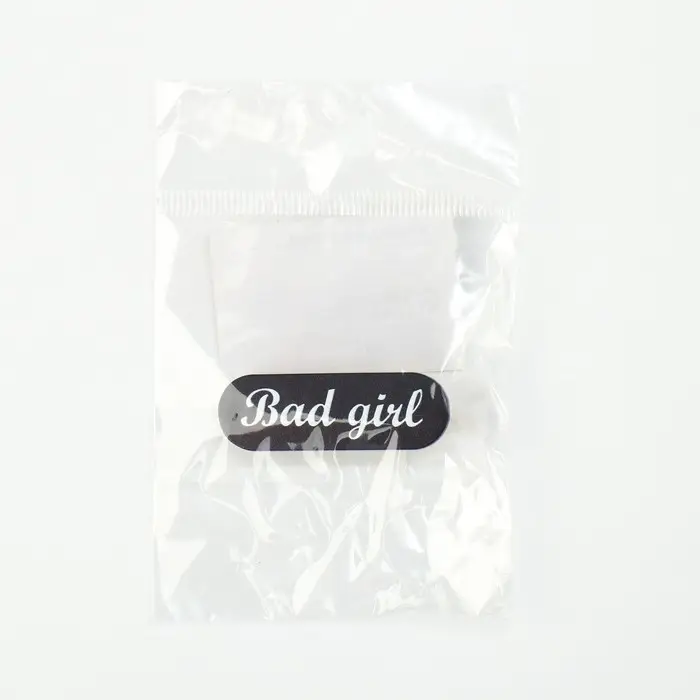 Заколка для волос Bad girl, 4.5&times;1.5 см