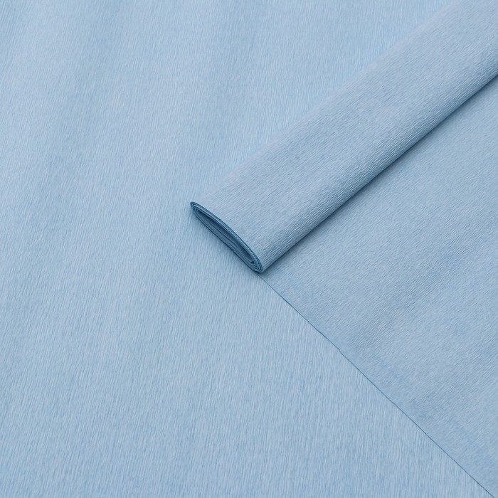 Бумага гофрированная 393 голубой, 90г, 50 см х 1, 5 м Бумага гофрированная 393 голубой, 90г, 50 см х 1, 5 м