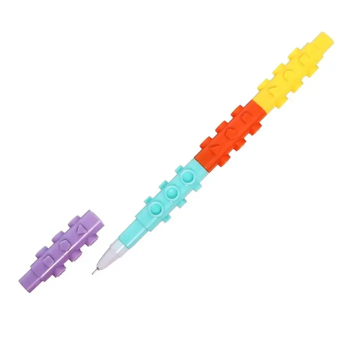Ручка - прикол гелевая Calligrata &laquo;Конструктор&raquo;, МИКС