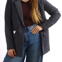 Портупея с кулоном &laquo;Сердечко&raquo; гладкое, трансформер, цвет серебро, 150 см