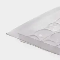 Форма для шоколада &laquo;Лепестки&raquo;, пластик, 20.5&times;10&times;1 см, прозрачная