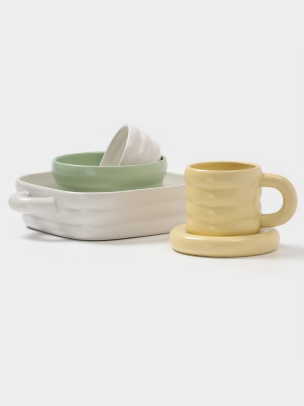 Форма для запекания Доляна &laquo;Зефир&raquo;, 900 мл, 18&times;18 см, квадратная, керамика, зелёная