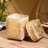 Корзинка плетеная "Аварис" 17х17х25 см