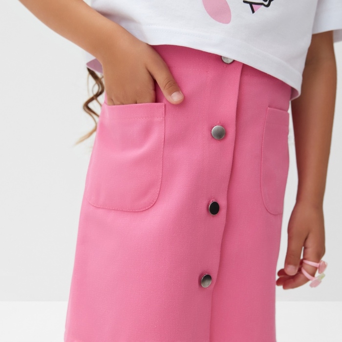 Юбка детская KAFTAN р. 32 (110-116 см), ярко-розовый