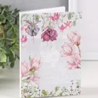 Фотоальбом 36 фото 10X15см, "Цветочная нежность", ПП карм.,мягкая обложка