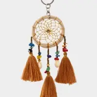 Брелок "Ловец снов" 17 см, цв. медный