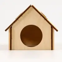 Домик для грызунов, 11,9 х 10 х 8,3 см