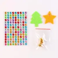 Венок из фетра своими руками на новый год, с колокольчиками, набор для творчества