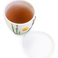 Горшок цветочный поддоном  1 л,  керамика, Азия (М)