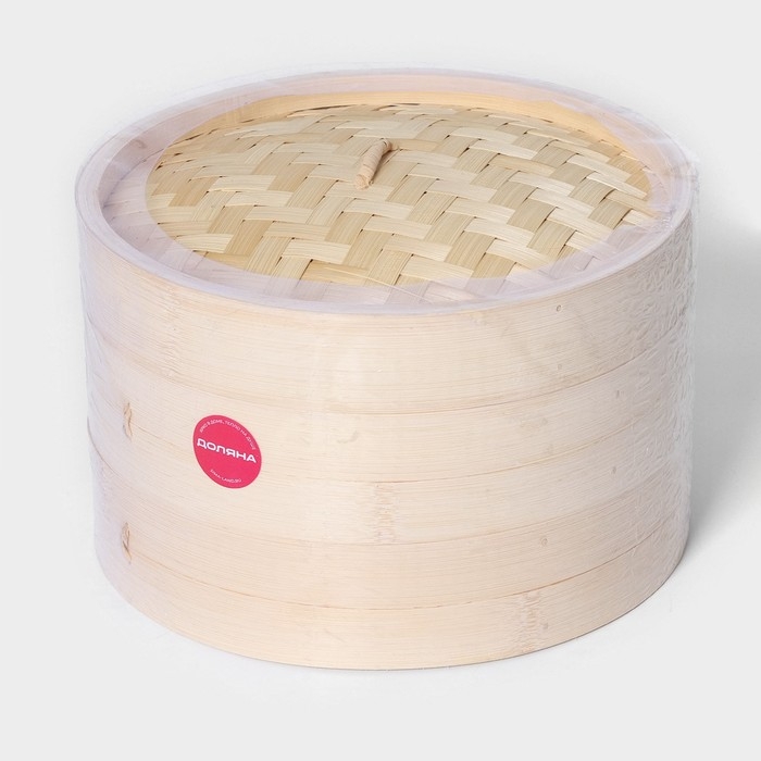 Пароварка Доляна «Восточная кухня», 2 этажа, d=24 см, бамбук Пароварка Доляна «Восточная кухня», 2 этажа, d=24 см, бамбук