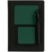 Ежедневник Mobile на заказ, недатированный, черно-зеленый